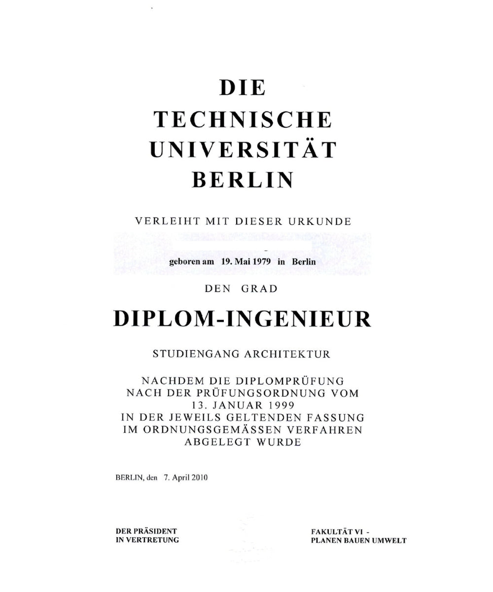 ÜBERSETZUNG DIPLOM