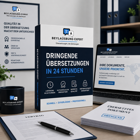 Beeidigte Eilübersetzung innerhalb von 24 Stunden
